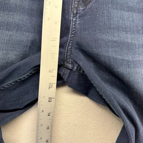 Mugsy Jeans Men's 34x32 Fits 32x31 Blue Fultons Stretch Flx3NFU Dark Wash Flex - Picture 6 of 11